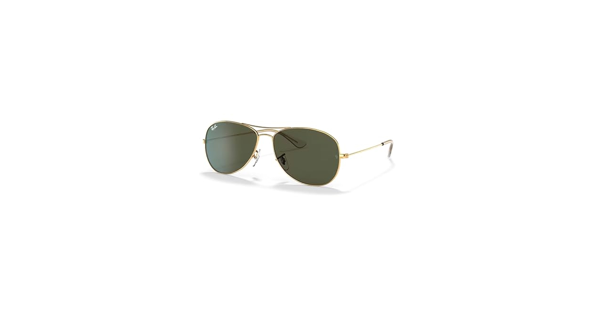 Amazon.com: Ray-Ban RB3362 COCKPIT 001/51 56MM Gold/Crystal